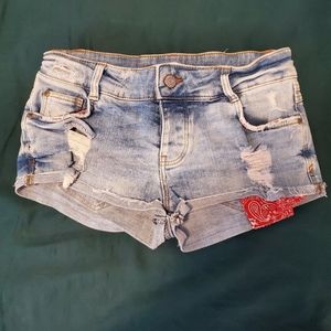 Zara trafaluc Jean shorts